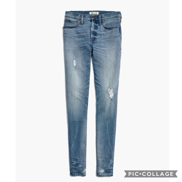 Sold NWT Madewell Petite 9" High-Rise Skinny Jeans - Picture 3 of 13